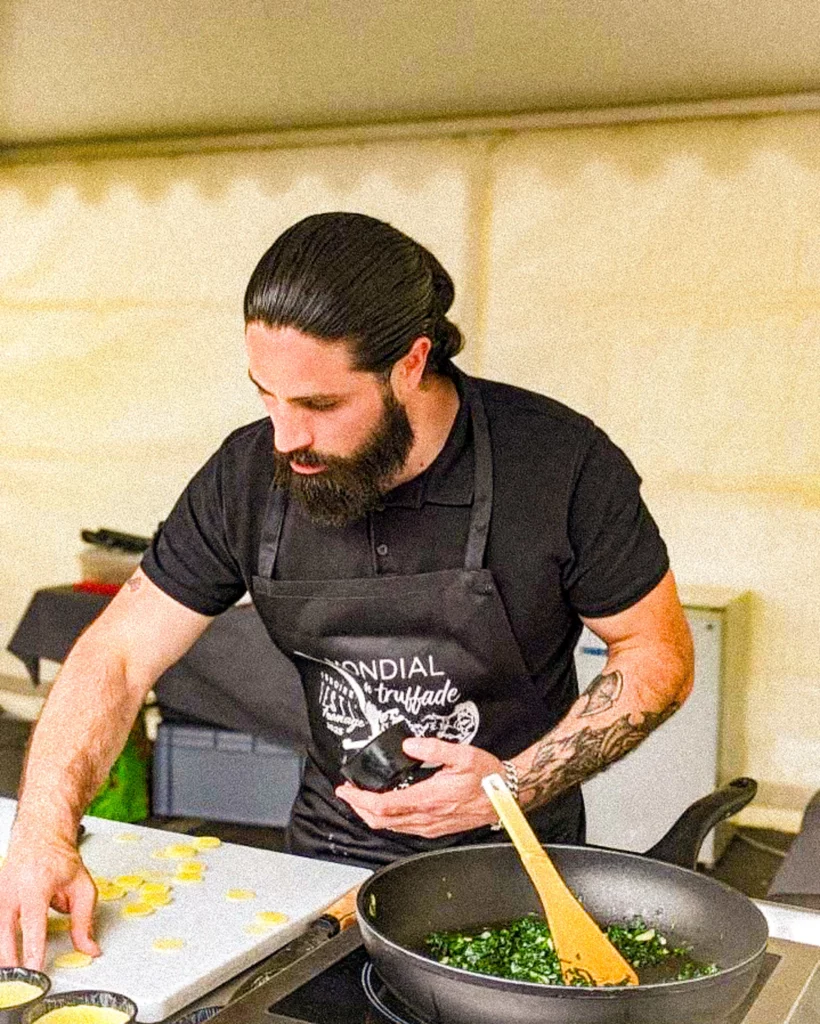 Valentin Jury en cuisine